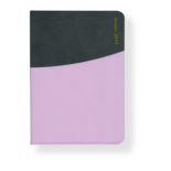 2017年1月始まり ミル MILL  Circle 1週間＋横罫 B6 ブラック×パープル E7521