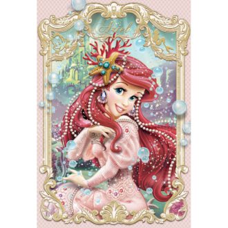 【優待】sisa 3Dポストカード リトル・マーメイド アリエル ELEGANT FRAME SERIES S3780Y