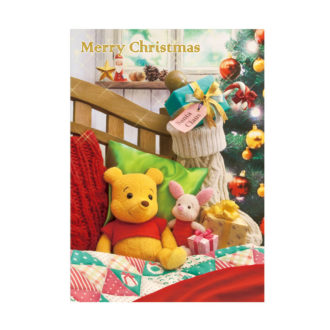 sisa 3Dポストカード クリスマスの朝に くまのプーさん S3612