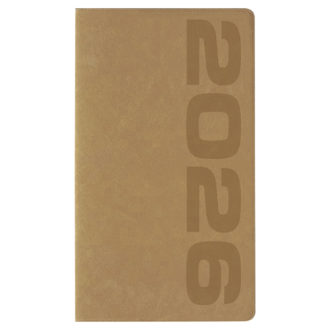 2026年1月始まり アポイント Appoint E1016 1ヶ月ブロック 薄型 手帳サイズ ベージュ