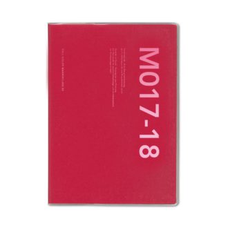 2017年4月始まり コネクトグラフィック CONNECT GRAPHIC Ink V2441 1ヶ月ブロック B6 レッド