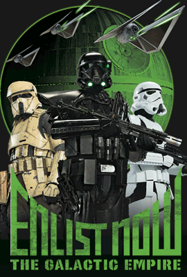 3Dポストカード スター・ウォーズ　ローグ・ワン デス・トルーパー ストームトルーパー TROOPERS