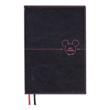 2017年1月始まり ディズニー Disney Diary ステッチワークミッキー 見開き1週間 A6 ブラック E6076