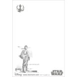 3Dポストカード STAR WARS スター・ウォーズ オリジナル・トリロジー Luke-Pirot