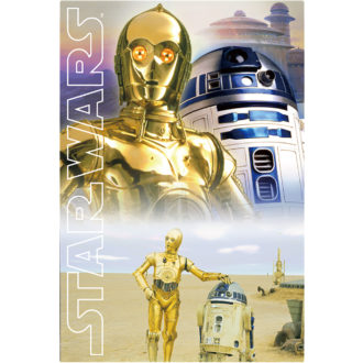 3Dポストカード STAR WARS スター・ウォーズ オリジナル・トリロジー C-3PO&R2-D2