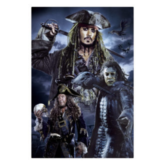3Dポストカード パイレーツ・オブ・カリビアン5／最後の海賊 001 Captains