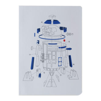 スター・ウォーズ エピソード8/最後のジェダイ B6ノート EngineeringDrawing R2-D2