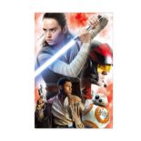 【優待】sisa 3Dポストカード スター・ウォーズ エピソード8/最後のジェダイ 023 Rey&The Resistance S3772Y