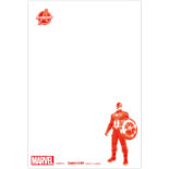 MARVEL 【優待】sisa 3Dポストカード-004 キャプテンアメリカ Captain America S3777Y