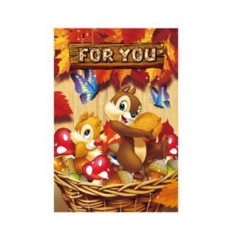 【優待】sisa 3Dポストカード Chip&Dale For You S3791Y
