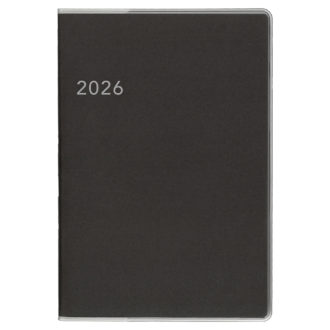 2026年1月始まり アポイント Appoint E8147 1ヶ月ブロック 薄型 A6対応 グレー カバー付