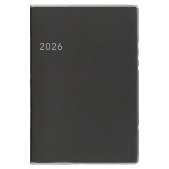 2026年1月始まり アポイント Appoint E8149 1ヶ月ブロック 薄型 B6対応 グレー カバー付