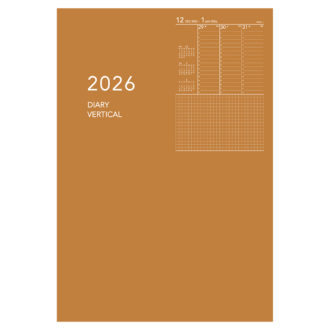 2026年1月始まり アポイント Appoint E8154 バーチカル 薄型 B6対応 オレンジ