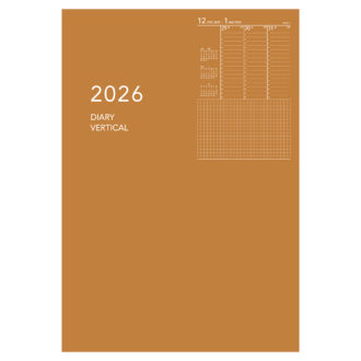 2026年1月始まり アポイント Appoint E8155 バーチカル 薄型 A5対応 オレンジ