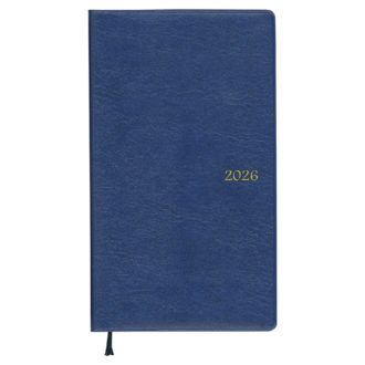 2026年4月始まり アポイント Appoint E1162 1ヶ月ブロック 日曜始まり 薄型 手帳サイズ ブルー
