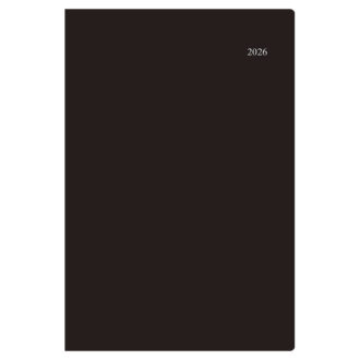 2026年4月始まり アポイント Appoint マンスリー＋チャート E1151 薄型 A5対応 ブラック