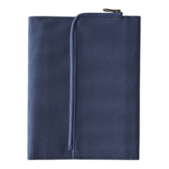 isshoni. ペンケース付手帳・ノートカバー B6 NAVY N1840