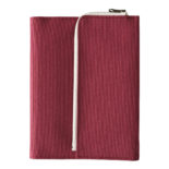 isshoni. ペンケース付手帳カバー B6 DEEP RED N1841