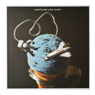 MINIATURE LIFE DIARY スクエア 地球 R4115
