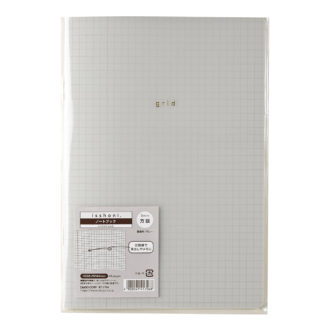 isshoni. ノート A5 方眼 クリア R1706
