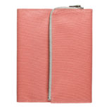 isshoni. ペンケース付手帳・ノートカバー B6 SALMON PINK N1852