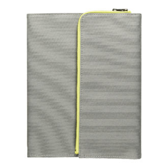 isshoni. ペンケース付手帳・ノートカバー A5 GRAY N1853